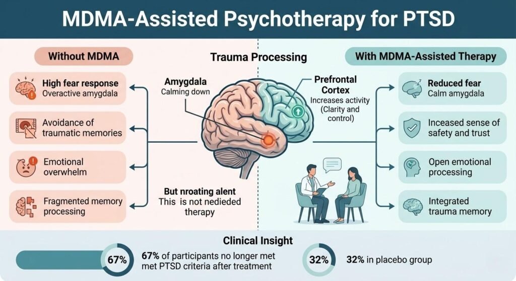 MDMA-Assisted Psychotherapy for PTSD