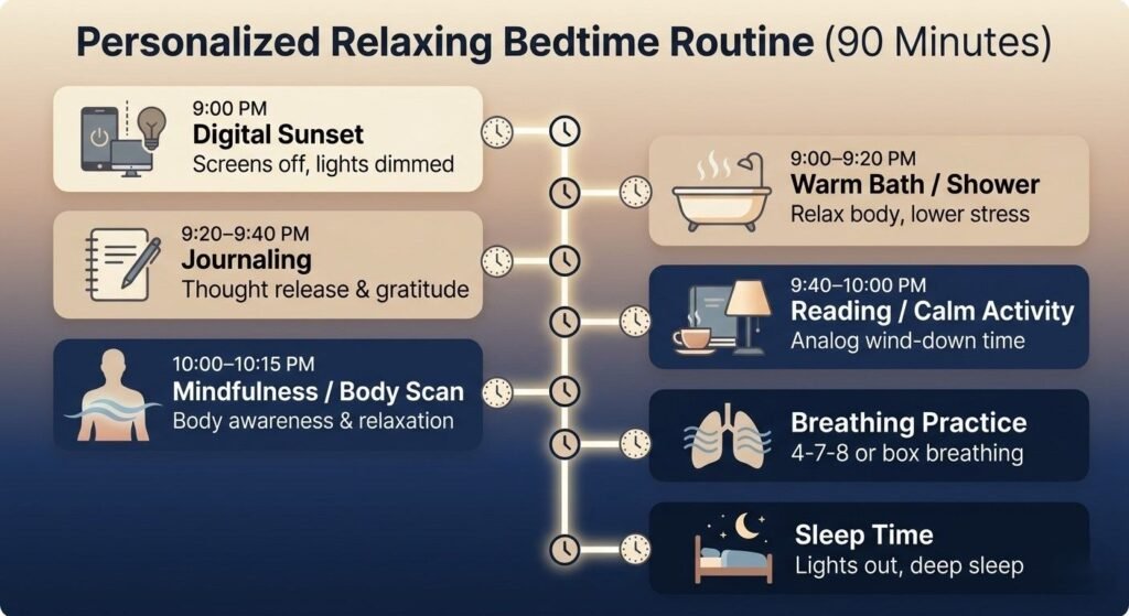 Building Your Personalized Relaxing Bedtime Routine - A Sample Schedule