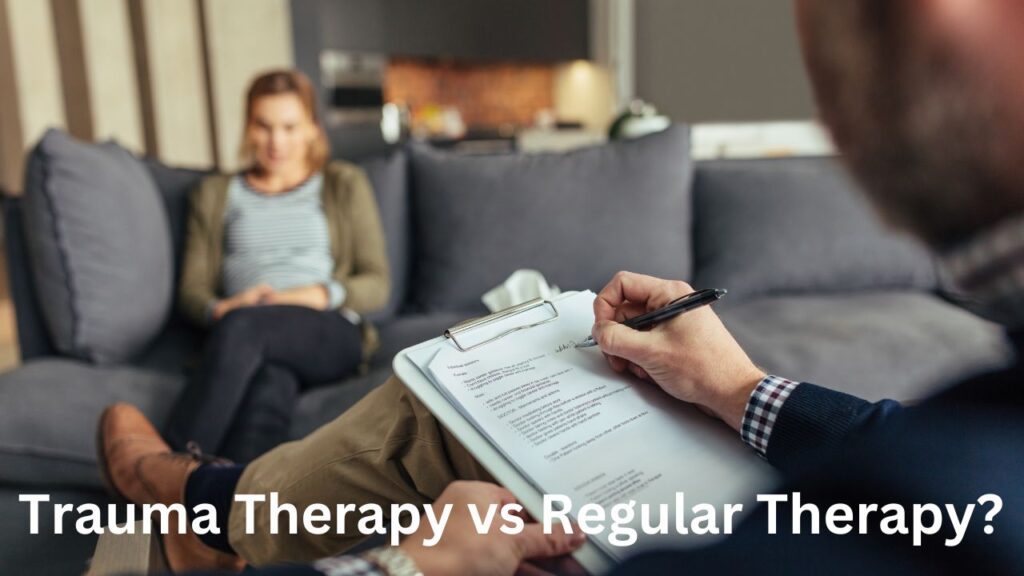 What is the difference between Trauma Therapy and Regular Therapy? 2 Current image: trauma counseling vs individual therapy