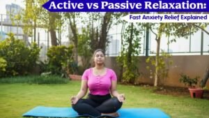 Active vs Passive Relaxation