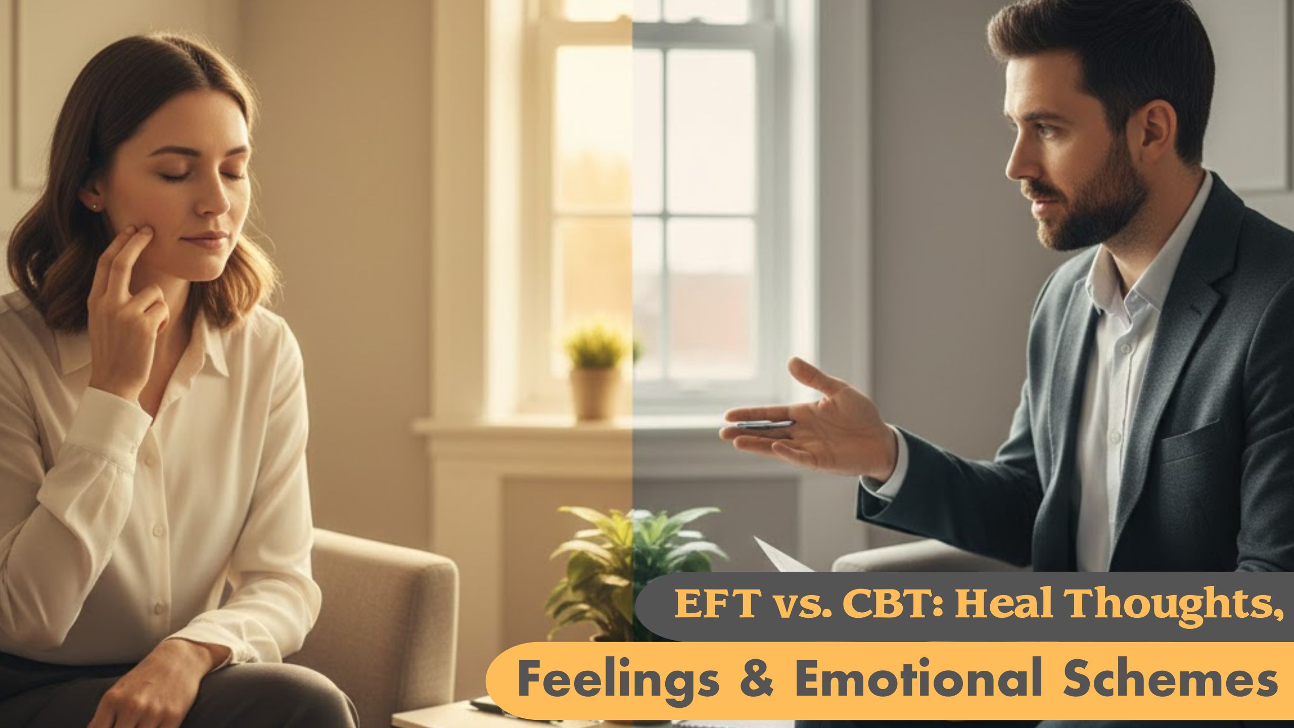 EFT vs. CBT: Heal Thoughts, Feelings & Emotional Schemes