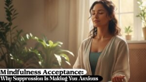 Mindfulness Acceptance: Why Suppression Is Making You Anxious