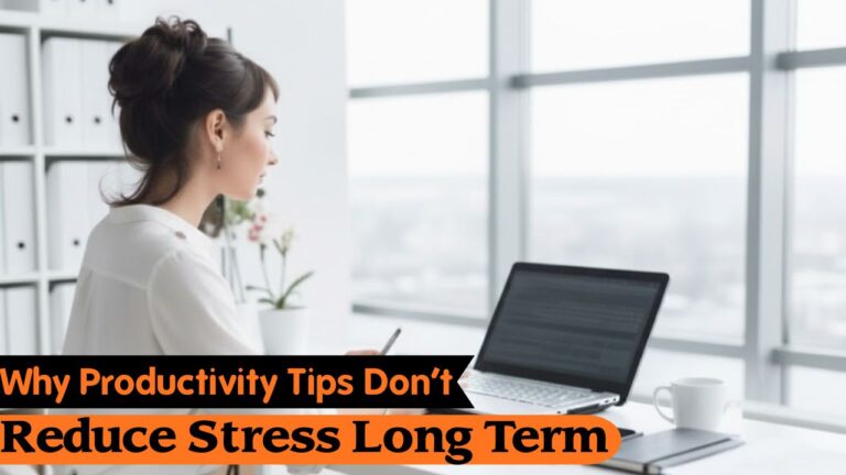 Why Productivity Tips Don’t Reduce Stress Long Term